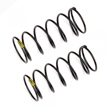 #91834 - Front Shock Springs, yellow, 4.30 lb/in, L44 mm - Team Associated